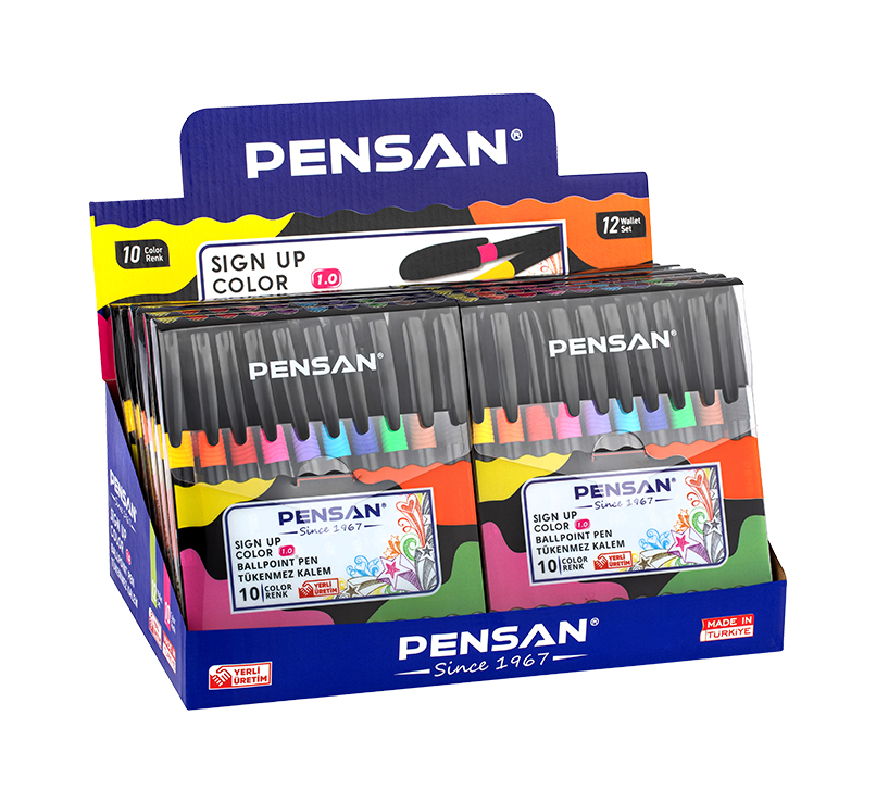 Pensan - Ручка шариковая SING UP COLOR