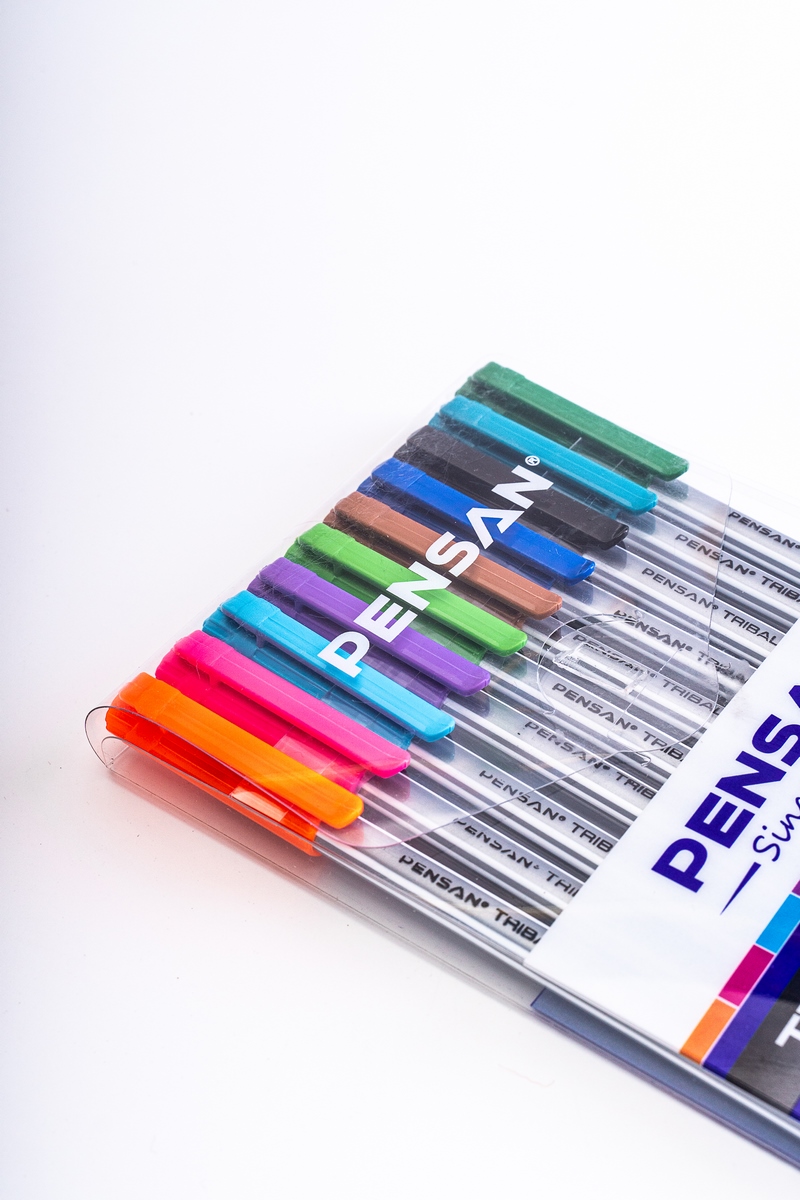 Pensan - Набор ручек TRIBALL, 10 цветов
